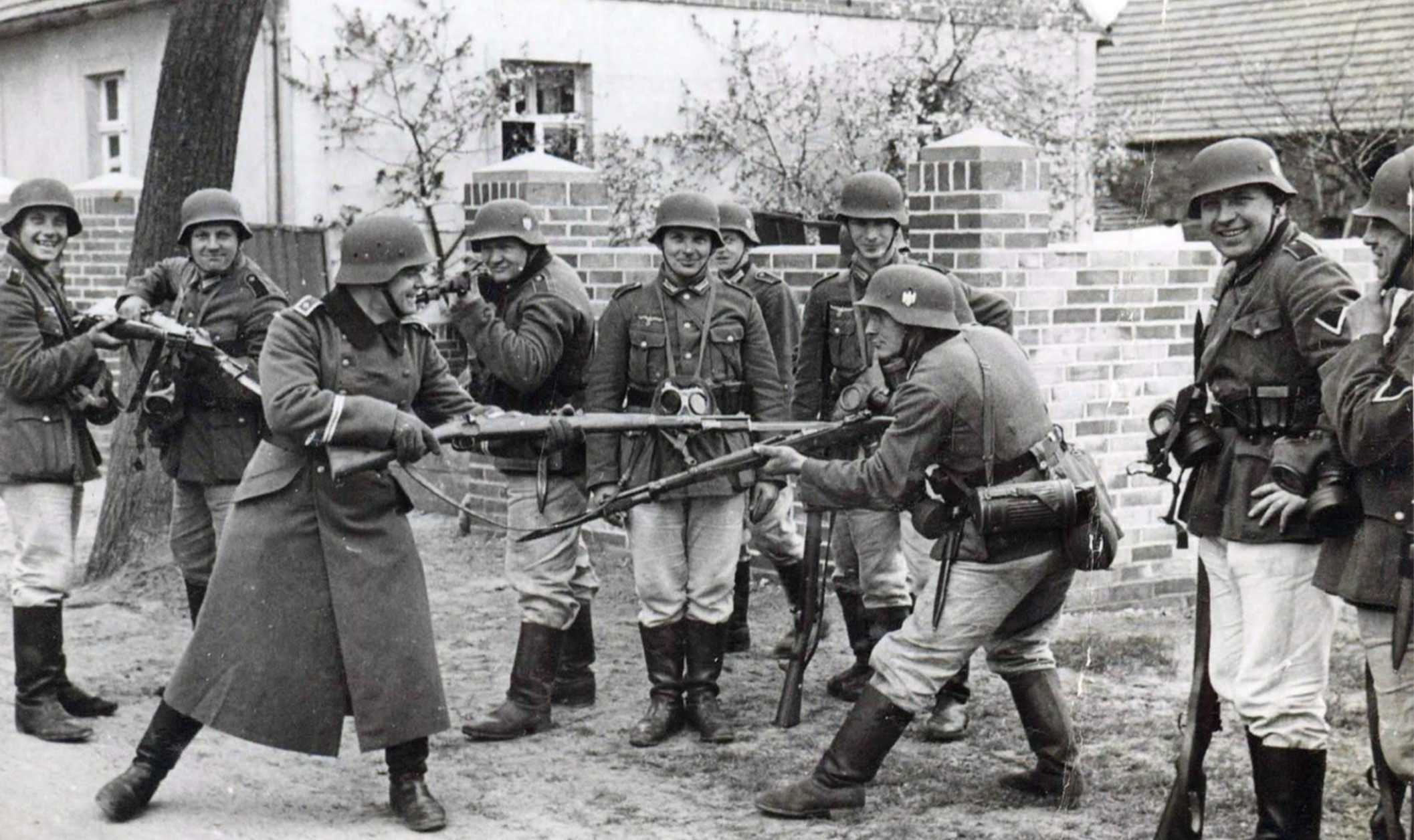 ww2 soldiers having fun